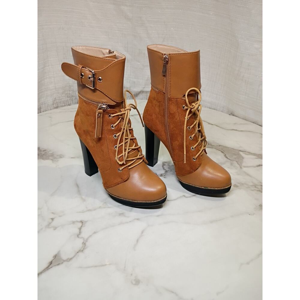 Atlalina High Heel Boots Size 8 BD6533